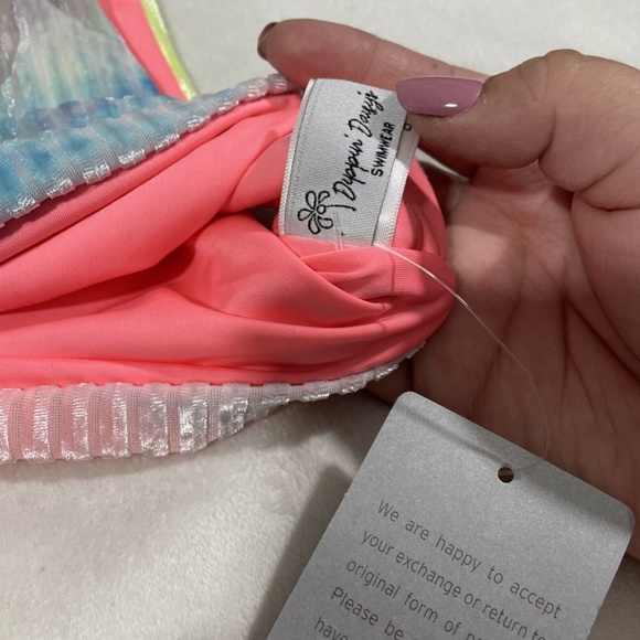 NEW Dippin Daisys Tie Front Top in Candy Tie‎ Dye [SZ Medium ] - Picture 7 of 11